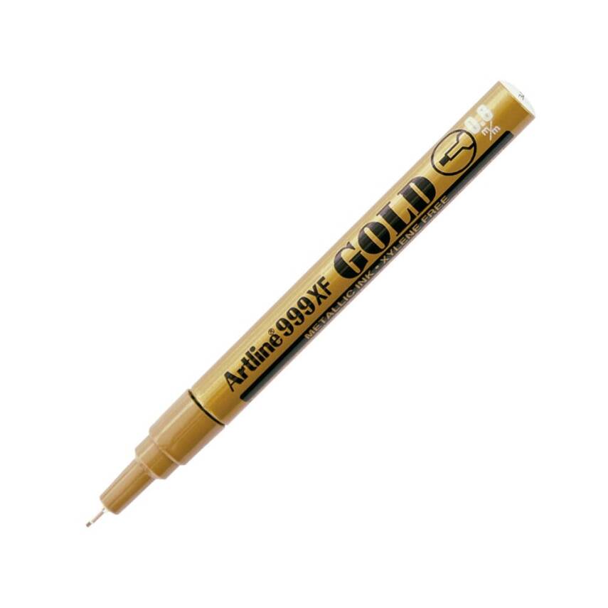 Artline Metallic Marker Pen 0.8 mm Gold 999XF - 1
