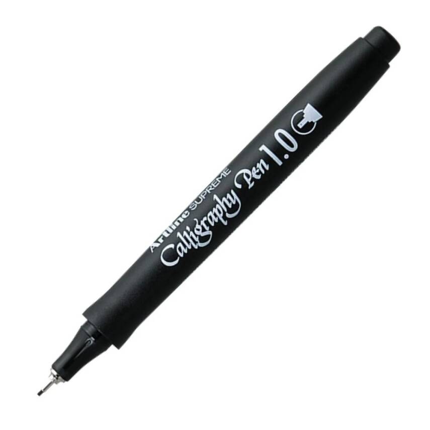 Artline Supreme Calligrapy Pen 1.0 Black - 1