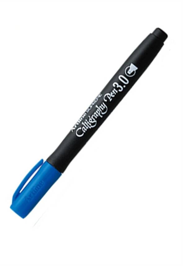 Artline Supreme Calligrapy Pen 3.0 Blue - 1