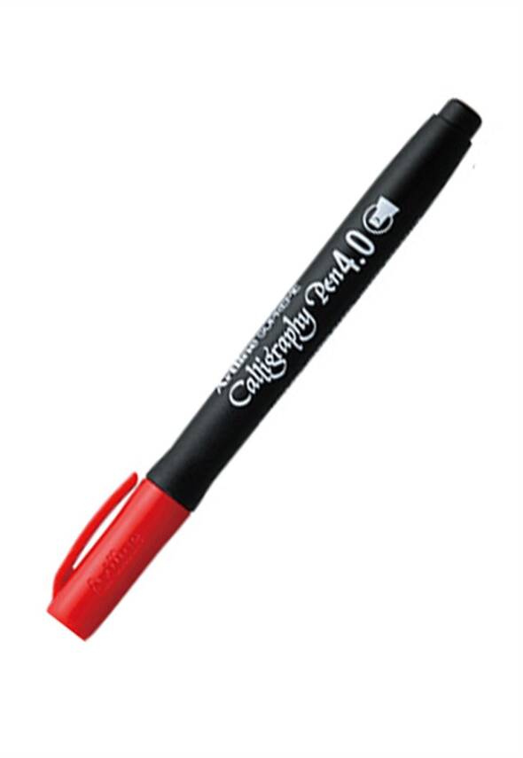 Artline Supreme Calligrapy Pen 4.0 Red - 1