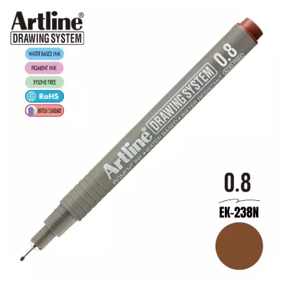 Artline Technical Drawing Pen 0.8 mm Sepia
