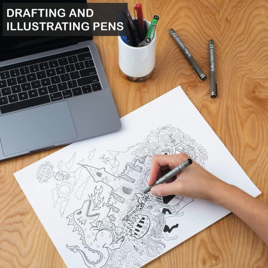 Artline Teknik Çizim Kalemi 0,05 mm Pale Brown - 2