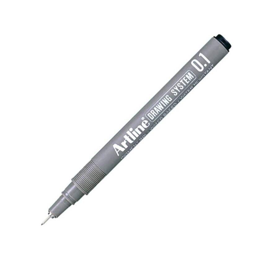 Artline Teknik Çizim Kalemi 0,1 mm Siyah - 1