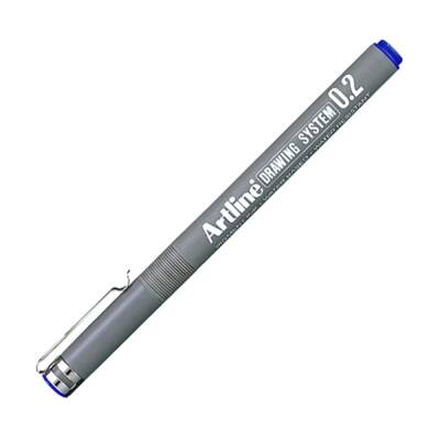 Artline Teknik Çizim Kalemi 0,2 mm Mavi