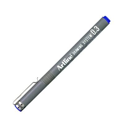 Artline Teknik Çizim Kalemi 0,3 mm Mavi