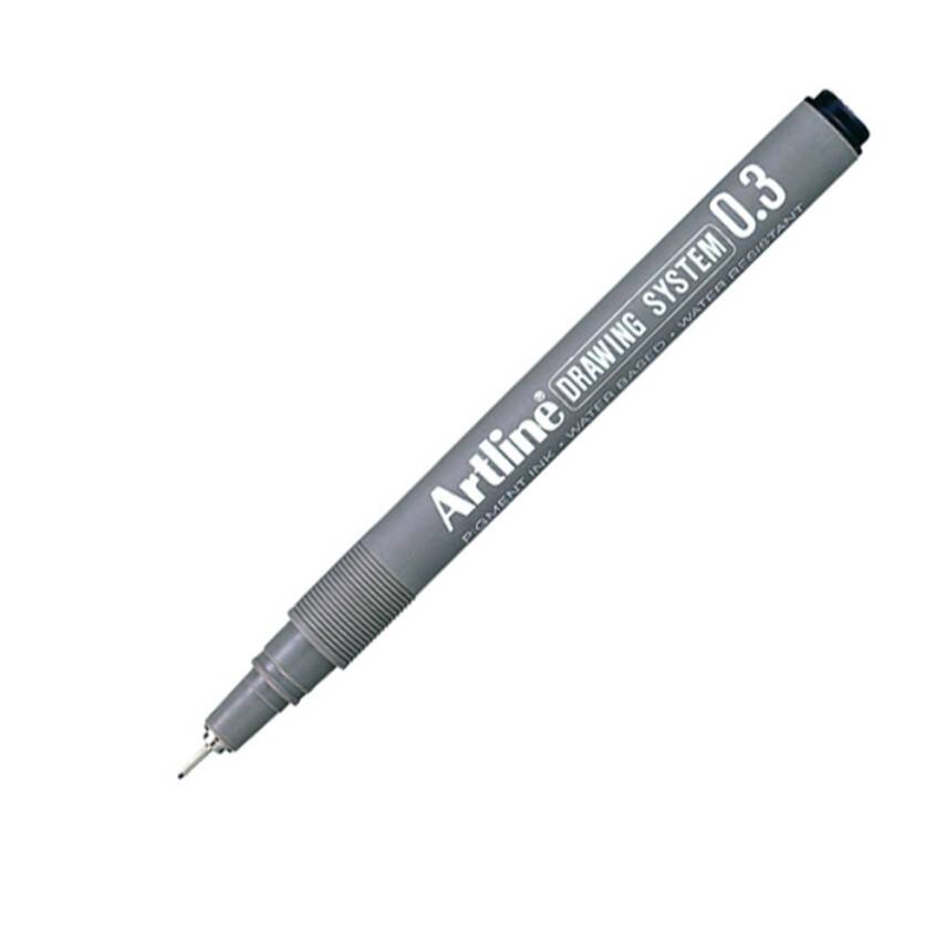 Artline Teknik Çizim Kalemi 0,3 mm Siyah - 1