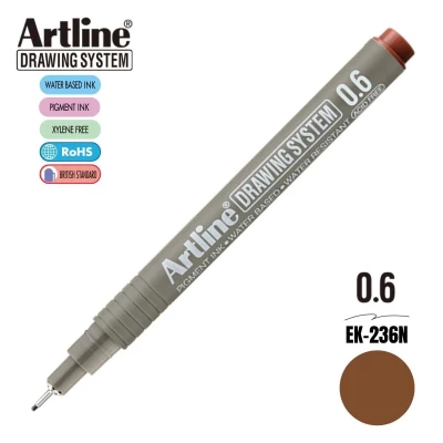 Artline Teknik Çizim Kalemi 0,6 mm Sepia