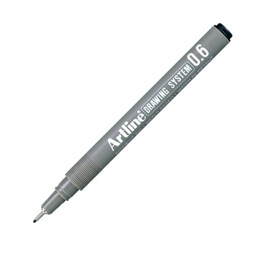 Artline Teknik Çizim Kalemi 0,6 mm Siyah - 1