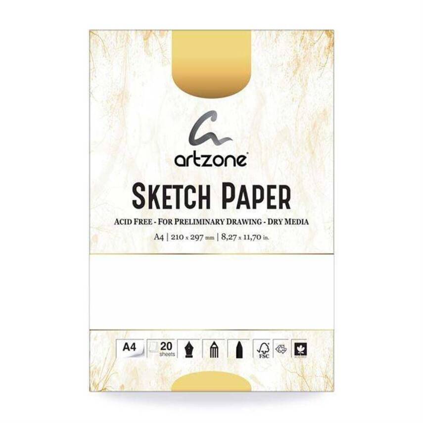 Artzone A4 Book Paper 90 Gram 20 Sheets - 1