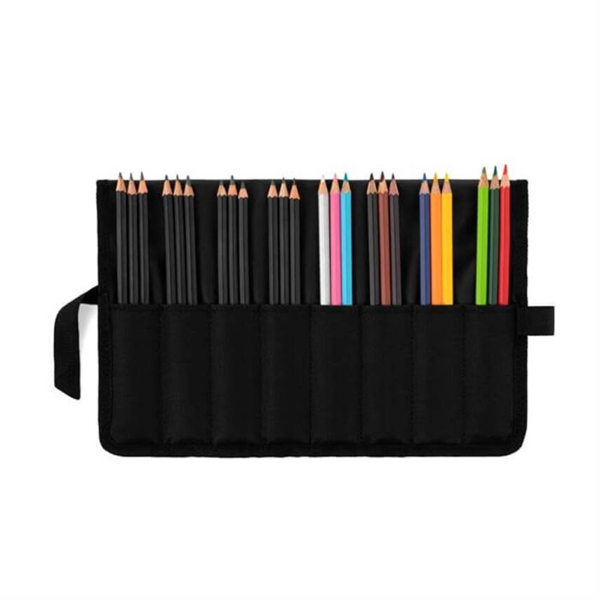 Artzone Fabric Pencil Holder 24 Pieces 190 mm x 295 mm - 2