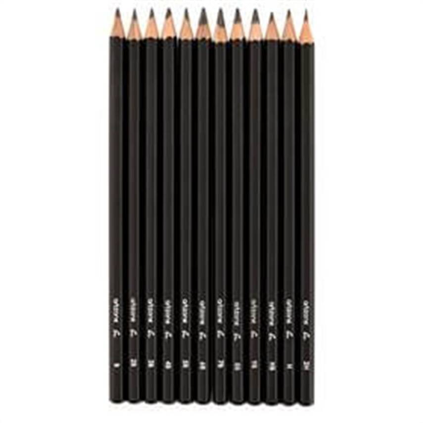 Artzone Graduated Pencil Set Metal Box 12 Pieces - 2