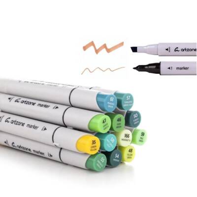 Artzone Marker Set Forest Tones 12'li (1)
