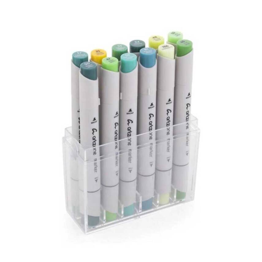 Artzone Marker Set Forest Tones 12'li - 1