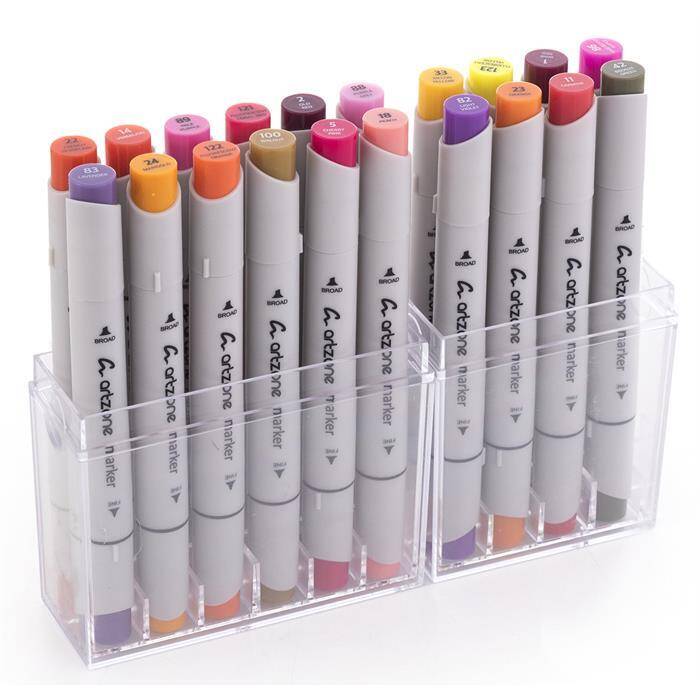 Artzone Marker Set Mixed Tones 20pcs - 1