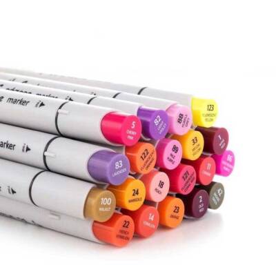 Artzone Marker Set Mixed Tones 20pcs (1)