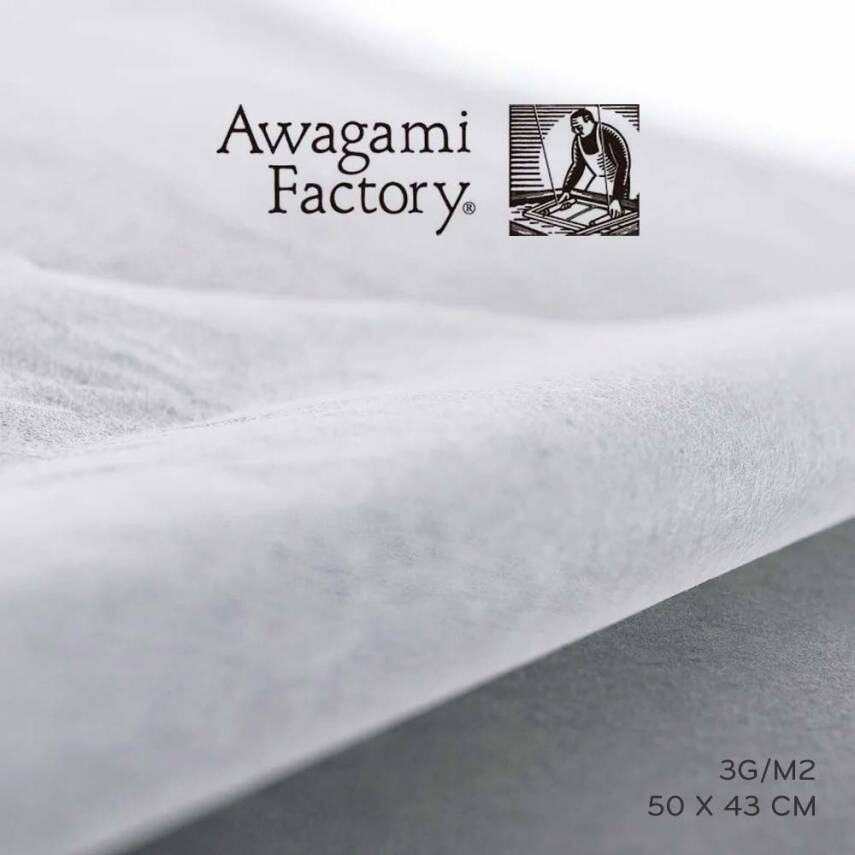 Awagami Factory Fuji Kozo 3 G/M2 50X43 Cm Pack of 10 - 1