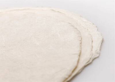 Awagami Handmade Tick Tesuki 3-Piece Paper Set Round 300 gr 23 cm - 2