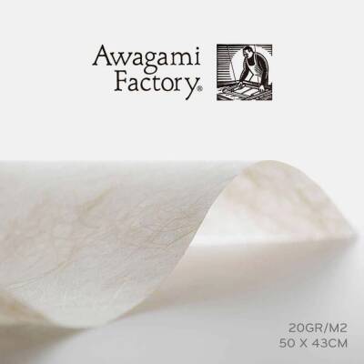 Awagami Japanese Paper Hinging Thick 20 Gr/M2 50X43 Cm 10 Pack