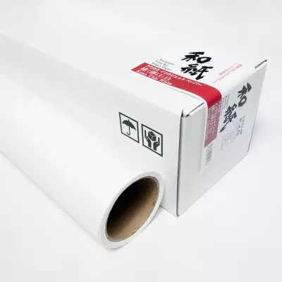 Awagami Japanese Paper Inkjet IJ-0315 Kozo Thin White Roll 111.8x15 m
