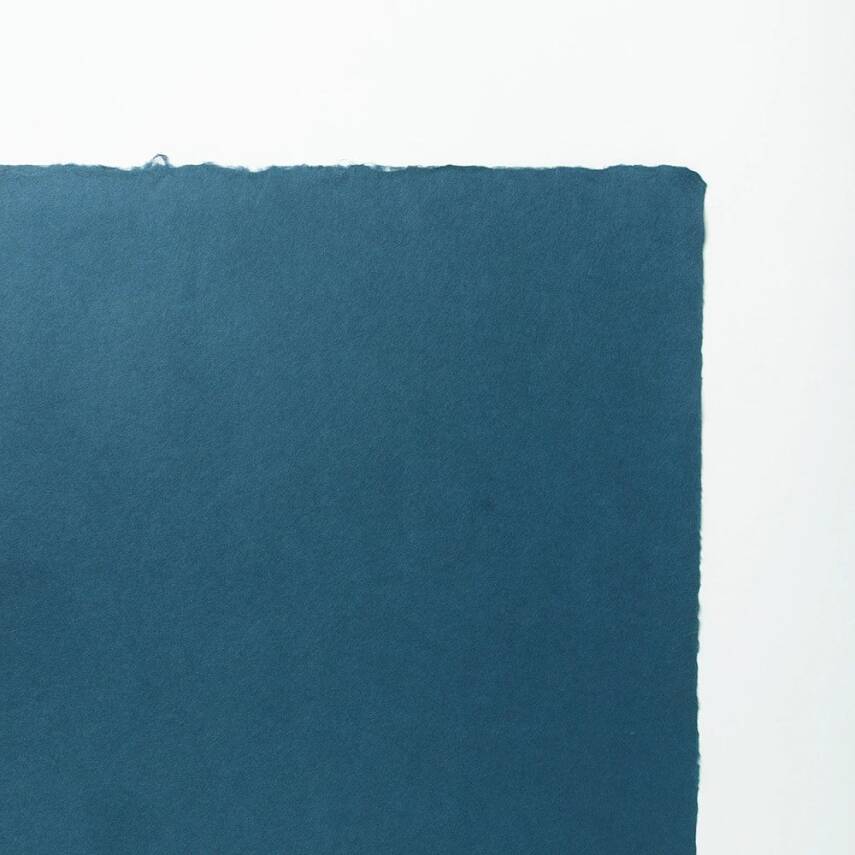 Awagami Japanese Paper Mingeishi M-53 Navy Blue 48 Gr/M2 97X64 Cm - 1