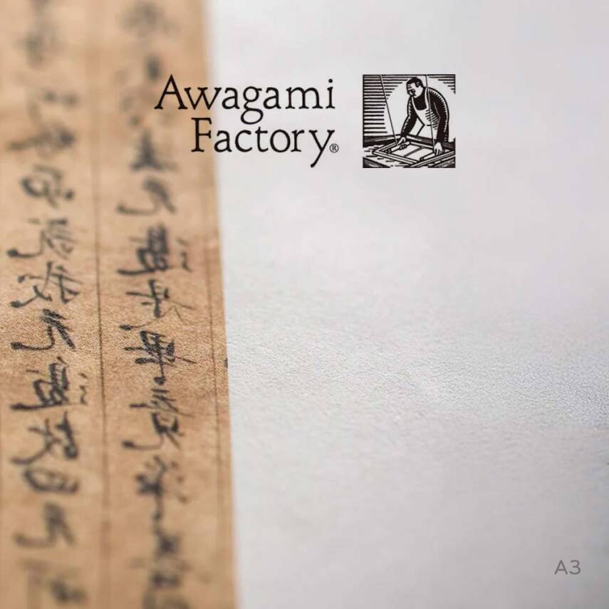 Awagami Japanese Paper Murakumo Kozo White A3+ IJ-1407 - 1