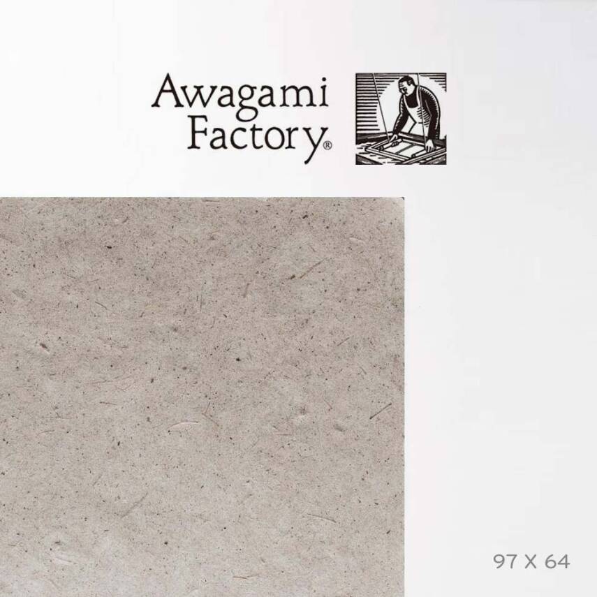 Awagami Japanese Paper Nature Indigo Leaf 48 Gr/M2 97X64 Cm - 1