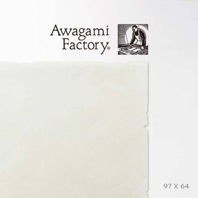 Awagami Japanese Paper Sekishu White 35 G/M2 94X64 Cm - 1