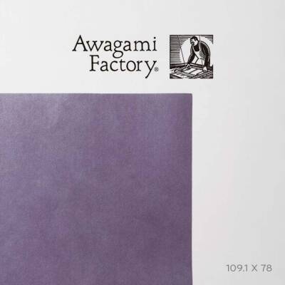 Awagami Japanese Paper Shin Inbe Thick Ultramarine 105 Gr/M2 109.1 X 78.8 Cm