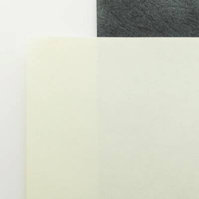 Awagami Japanese Paper Shin Inbe Thin Pearl White 65 gr/m2 109.1x78.8 cm - 3