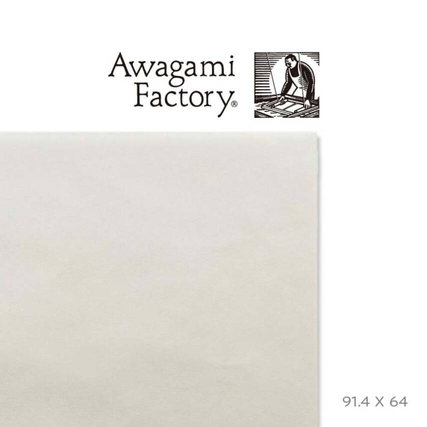 Awagami Japanese Paper Taizan W-5, Mm-1 30 G/M2 91.4X64 Cm - 1