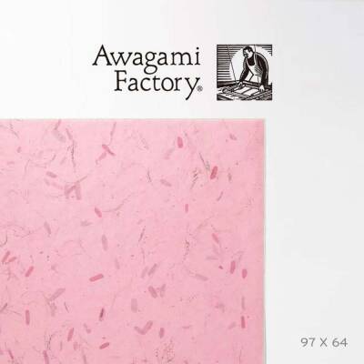 Awagami Japanese Paper Tamarind Pink 30 Gr/M2 97X64 Cm - 1