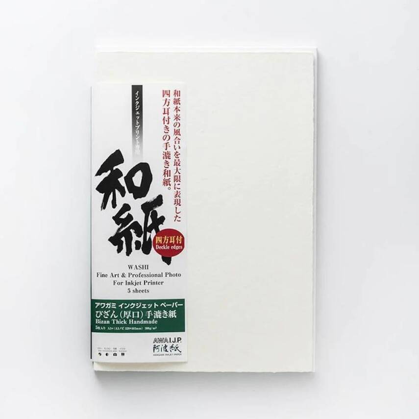 Awagami Japon Kağıdı Bizan Natural Thick A3+ IJ-3237 - 2
