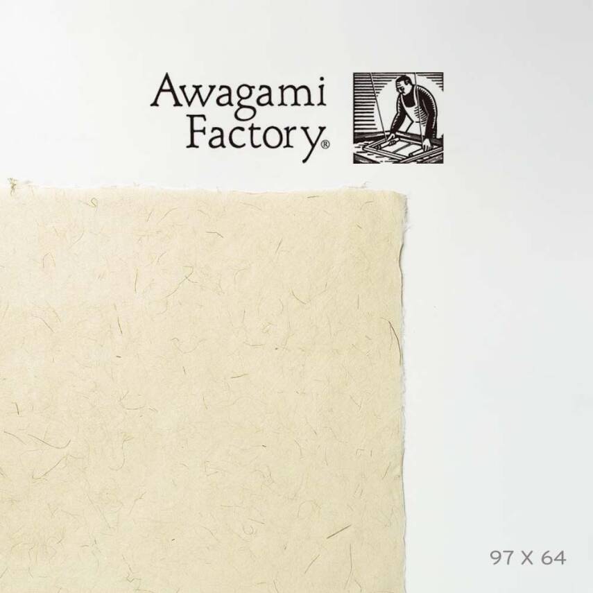 Awagami Japon Kağıdı Nature Straw 48 Gr/M2 97X64 Cm - 1
