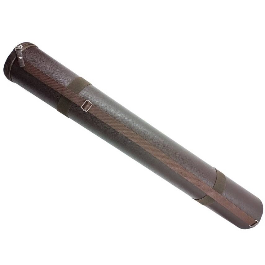 Bback Brown Imitation Leather Project Tube Length: 75 cm Diameter: 10 cm - 1