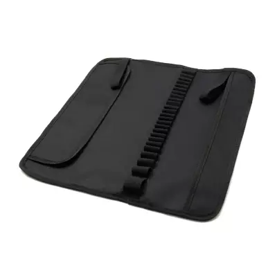 Bback Cloth Long Roll Pencil Holder with 25 Compartments Black Code: 371 - 1