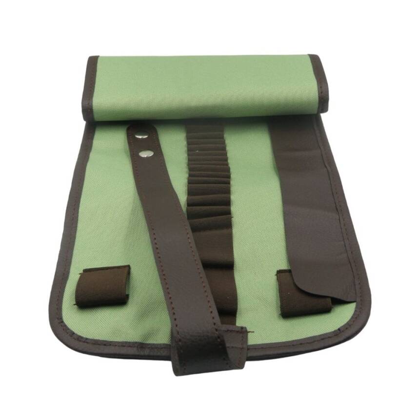 Bback Cloth Roll Pencil Holder with 48 Compartments, Aqua Green 702 - 1