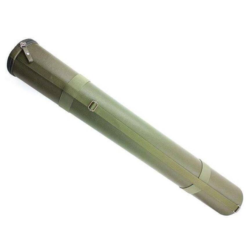 Bback Dark Green Artificial Leather Project Tube Length: 75 cm Diameter: 10 cm - 1
