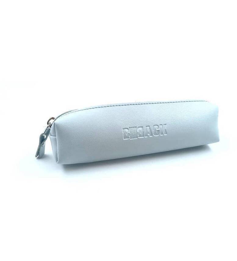 Bback Imitation Leather Long Pencil Case Baby Blue Code: 412 - 1