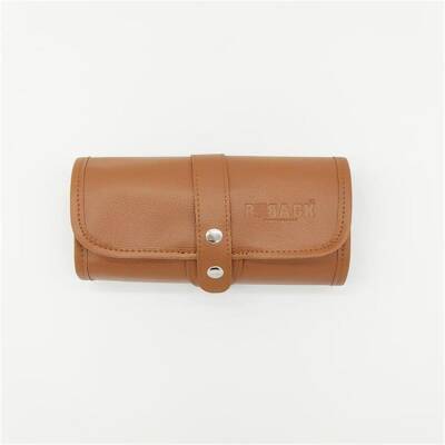 Bback Imitation Leather Pen Holder with 36 Compartments, Tan 604 - 1