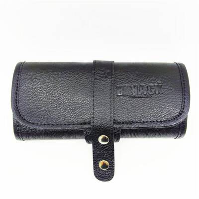 Bback Imitation Leather Roll Pen Holder with 36 Compartments Black 601 - 1