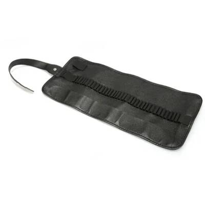 Bback Imitation Leather Roll Pen Holder with 36 Compartments Black 601 - 2