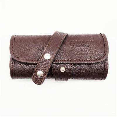 Bback Imitation Leather Roll Pencil Case with 36 Compartments, Brown 603 - 2