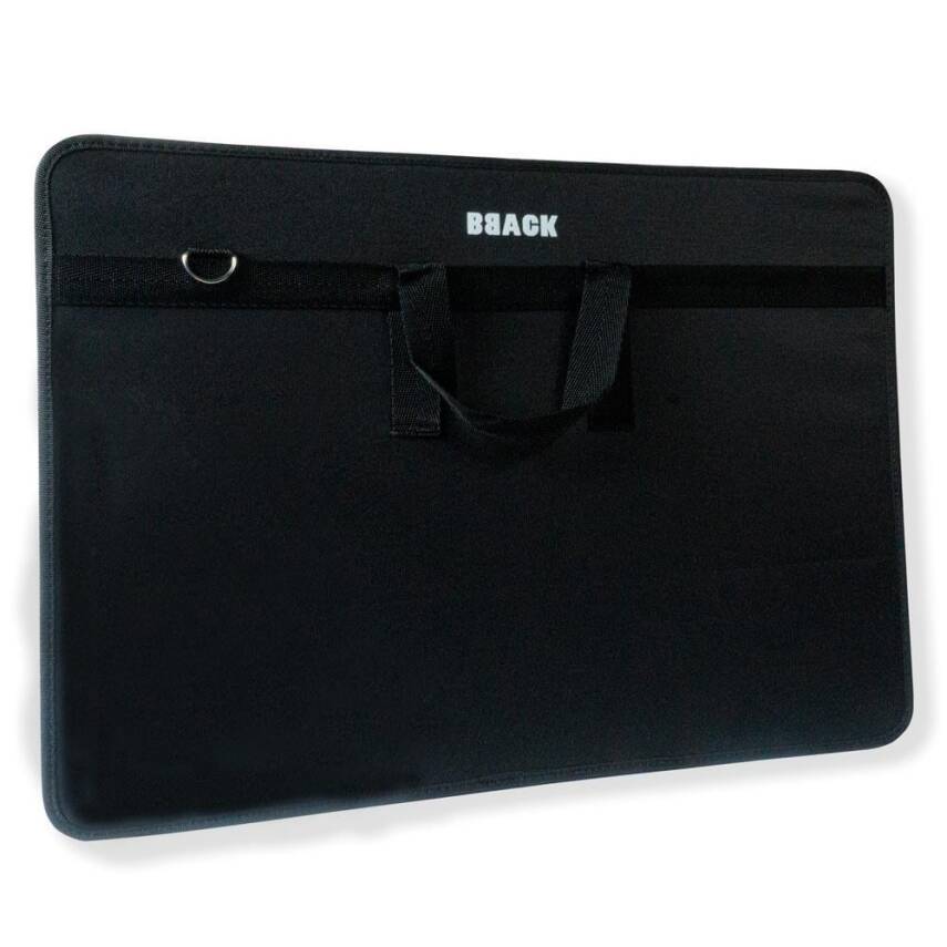 Bback Proje Çantası Kumaş 40x55 Körüklü Siyah Kod: 160 - 1