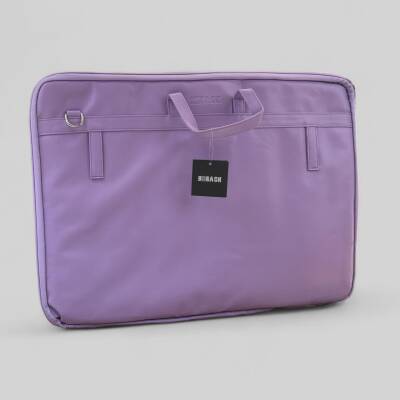 Bback Proje Çantası Yumuşak Suni Deri 40x56 cm Lila Kod: 554