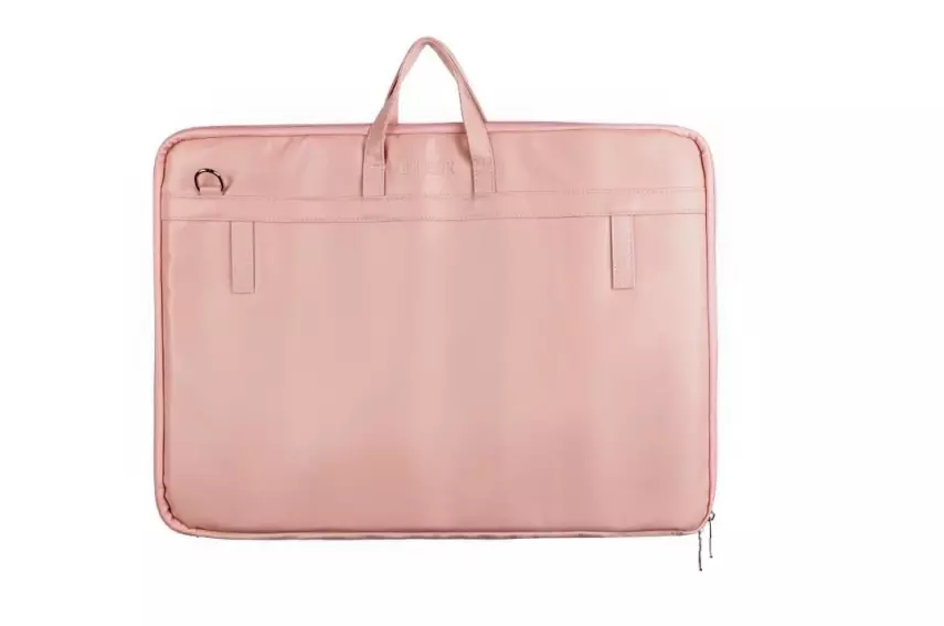 Bback Proje Çantası Yumuşak Suni Deri 55x75 cm Pudra Pembe Kod: 562 - 1