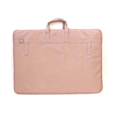 Bback Proje Çantası Yumuşak Suni Deri 55x75 cm Pudra Pembe Kod: 562