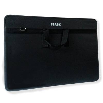 Bback Project Bag Fabric 40x55 Gusseted Black Code: 160