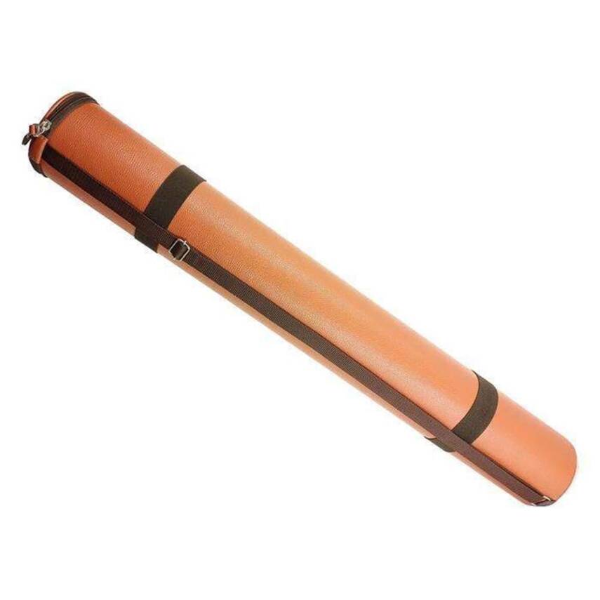 Bback Tan Imitation Leather Project Tube Length: 75 cm Diameter: 10 cm - 1