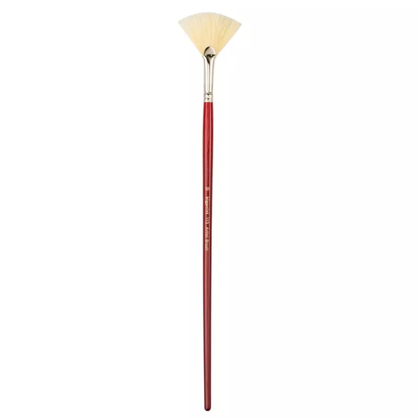 Bigpoint Natural Bristle Fan Brush 113 Serial No: 10 - 1