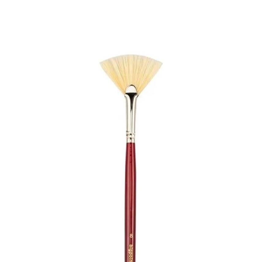 Bigpoint Natural Bristle Fan Brush 113 Serial No: 8 - 1